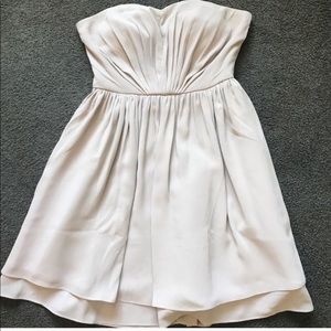 Light grey homecoming/prom dress